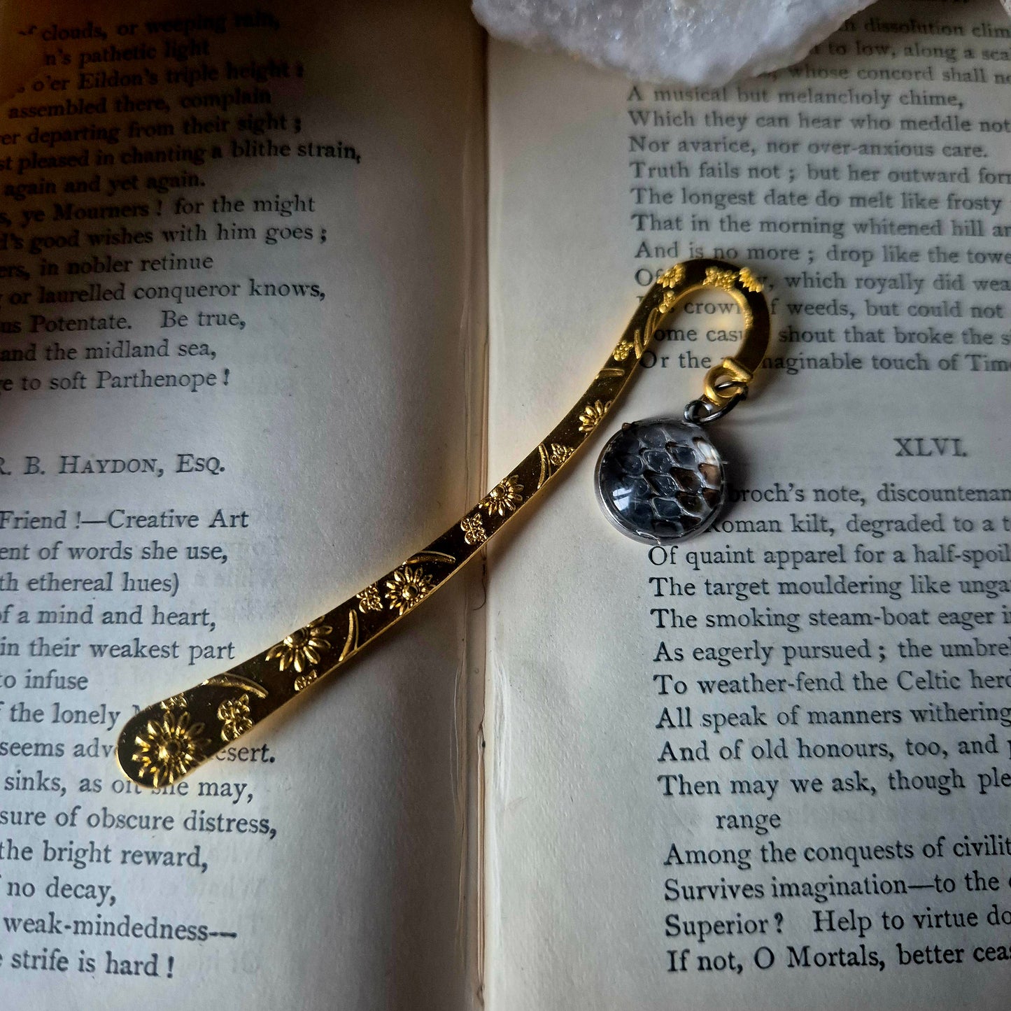 Snake Skin Bookmark