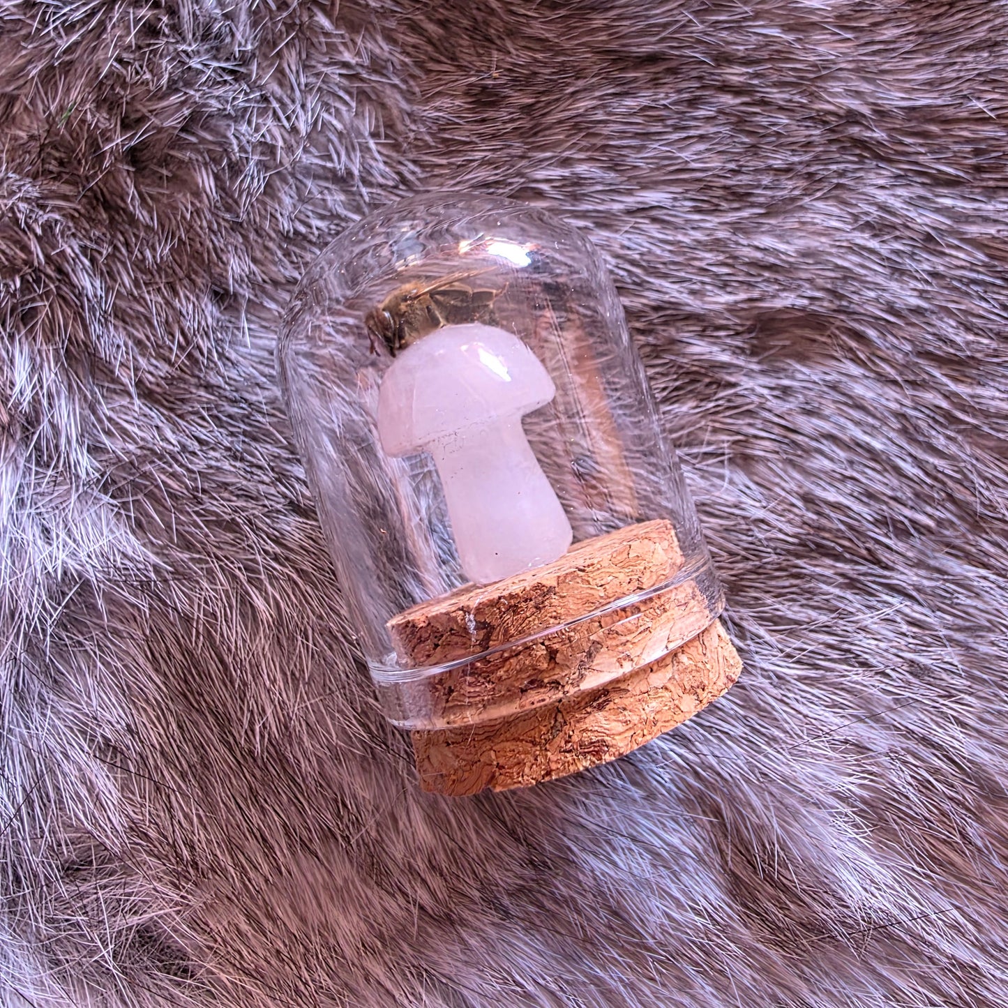 Crystal Mushroom Bee Dome