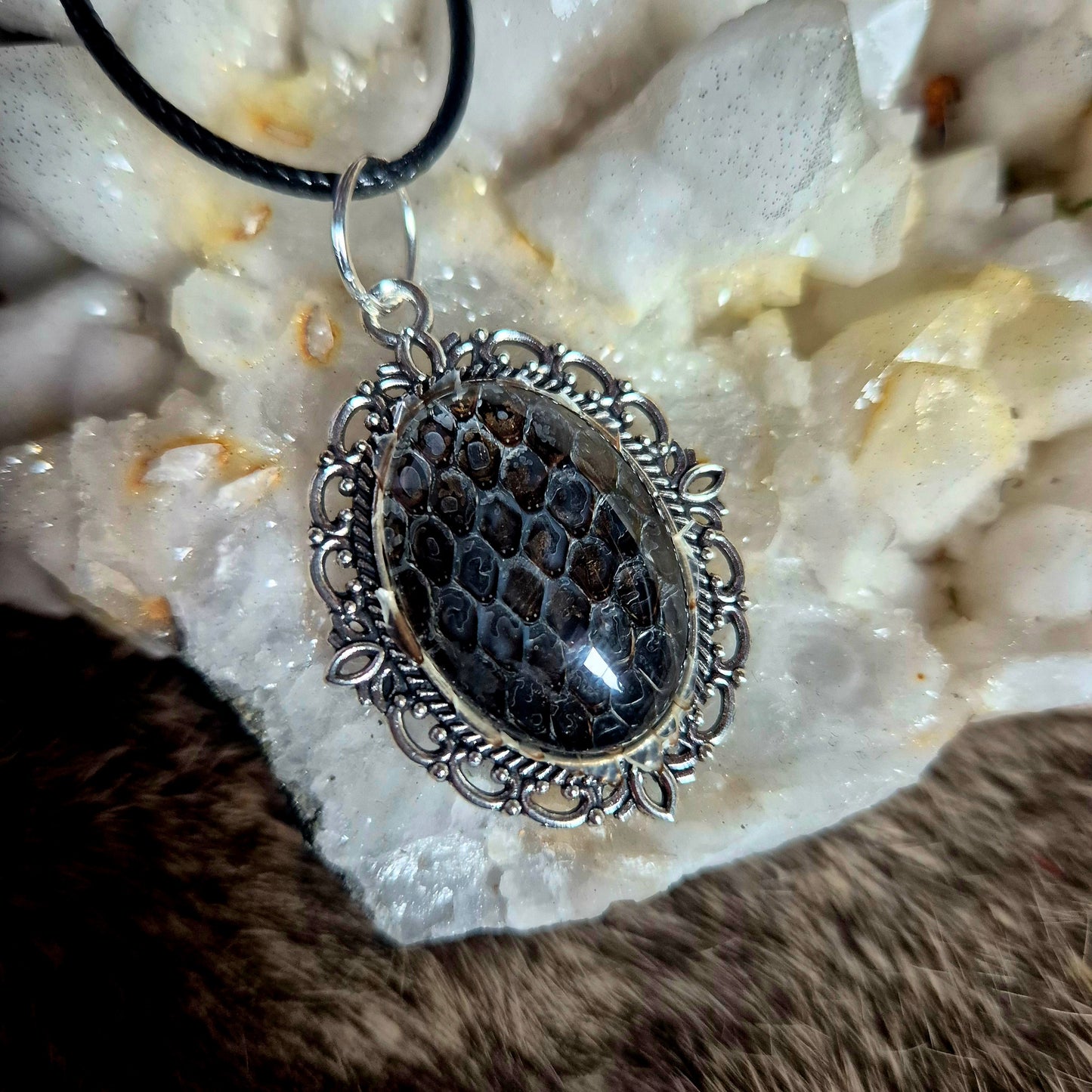 Snake Skin Pendant