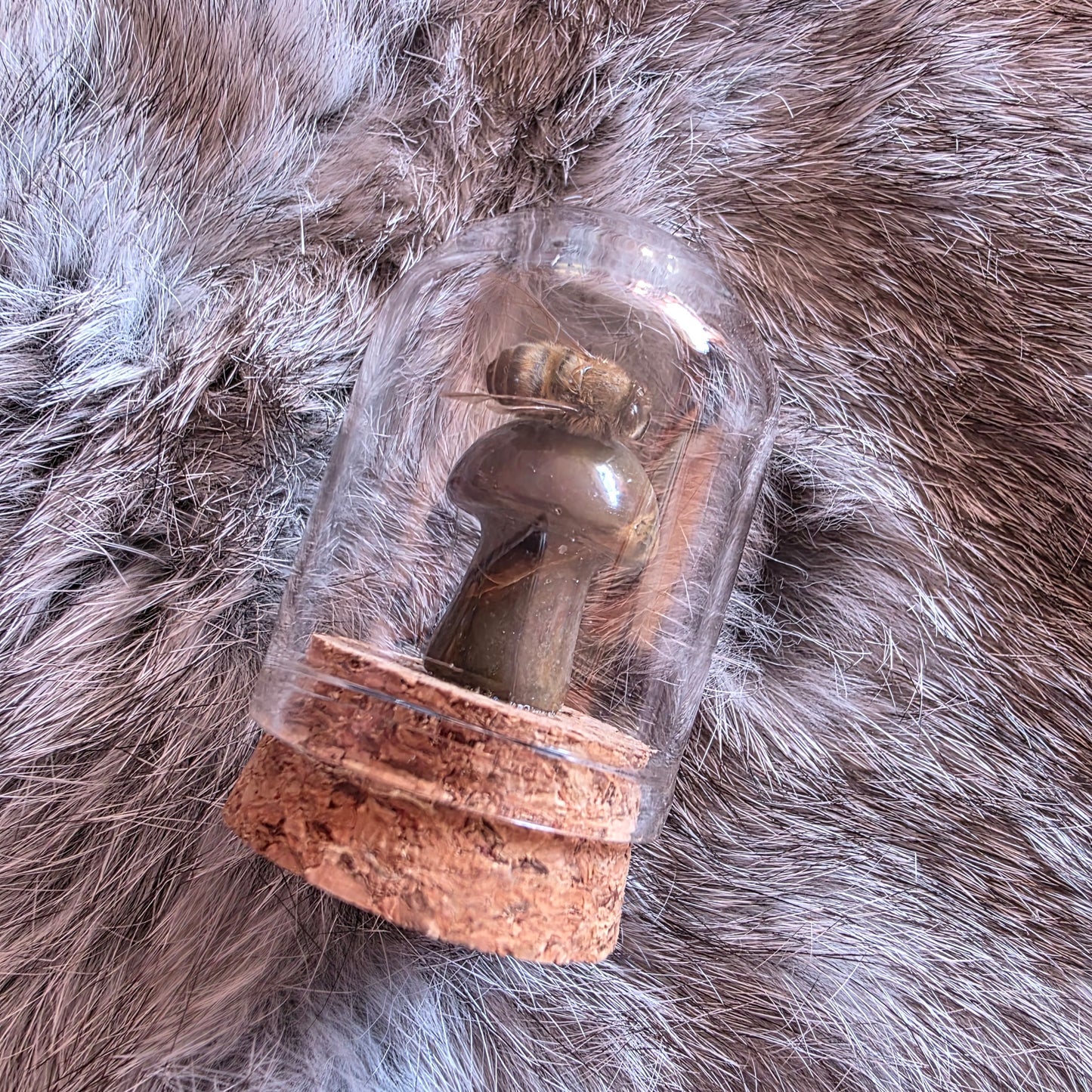 Crystal Mushroom Bee Dome