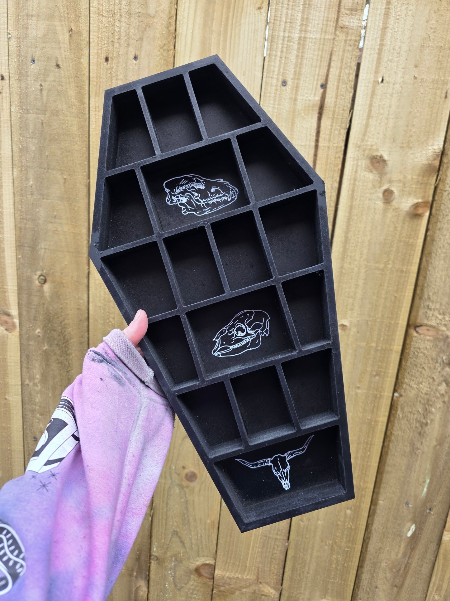 Coffin Curio Shelf