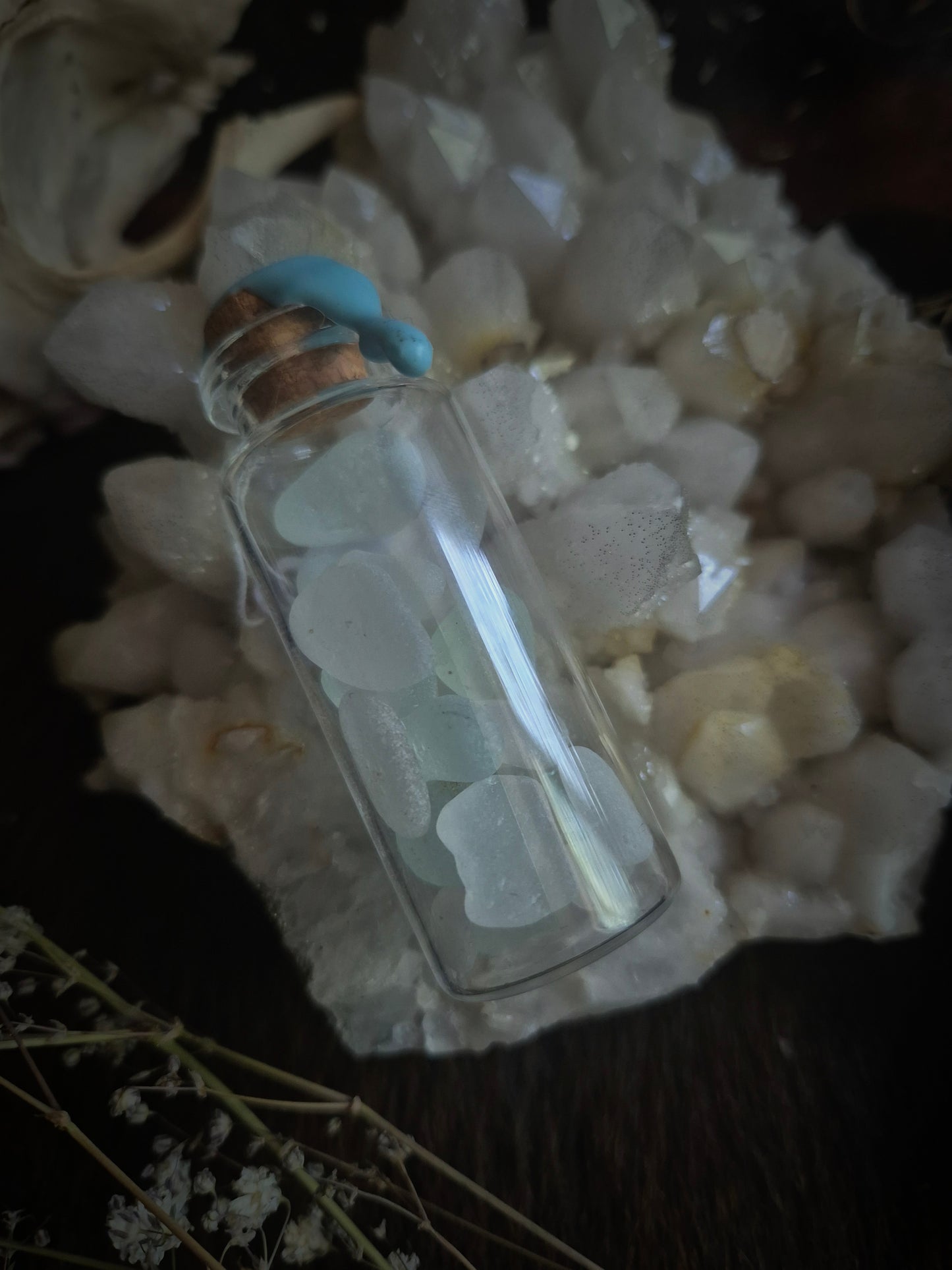 Sea Glass Mini Curio Jar