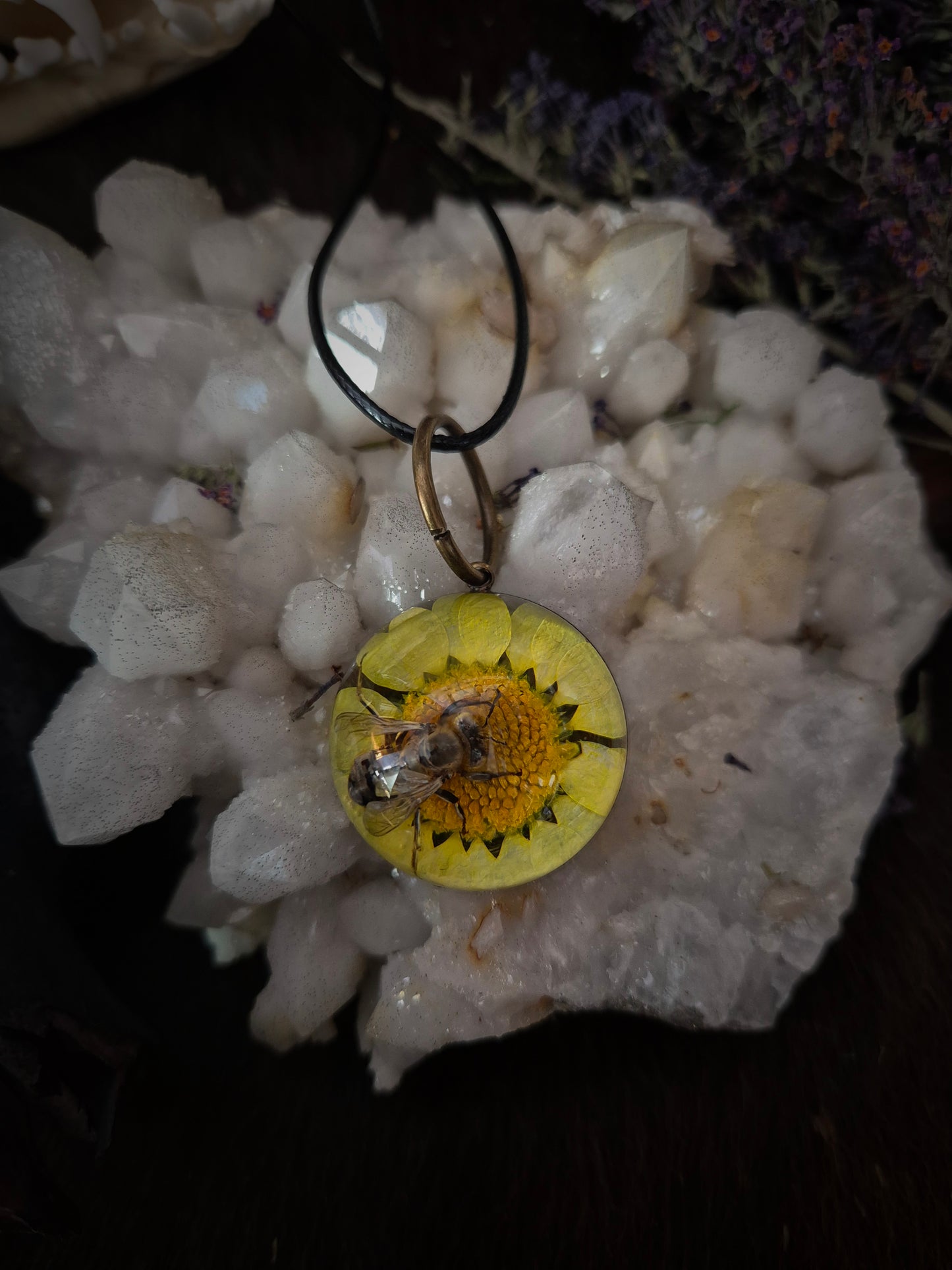 Bee Resin Pendant