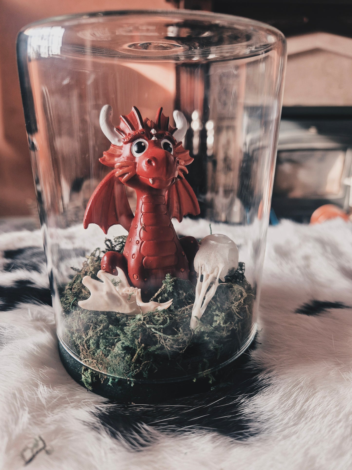 Pigeon Skull and Dragon