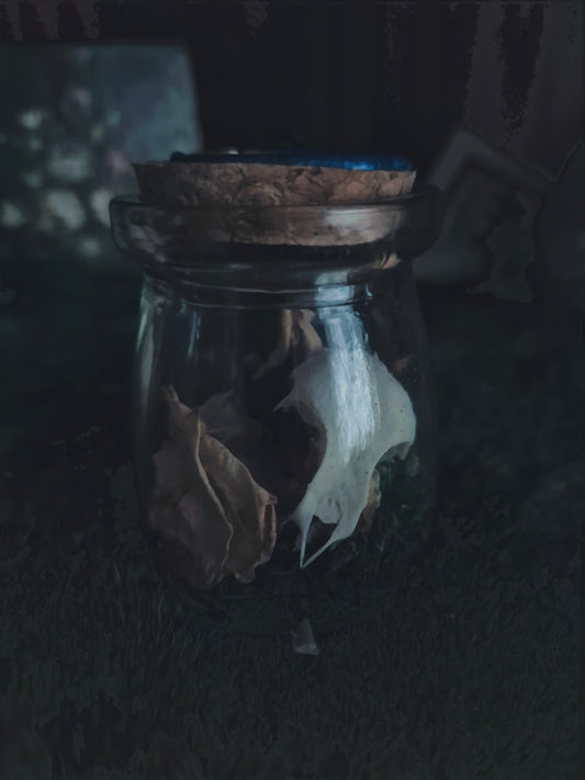 Partial Pheasant Skull Jar