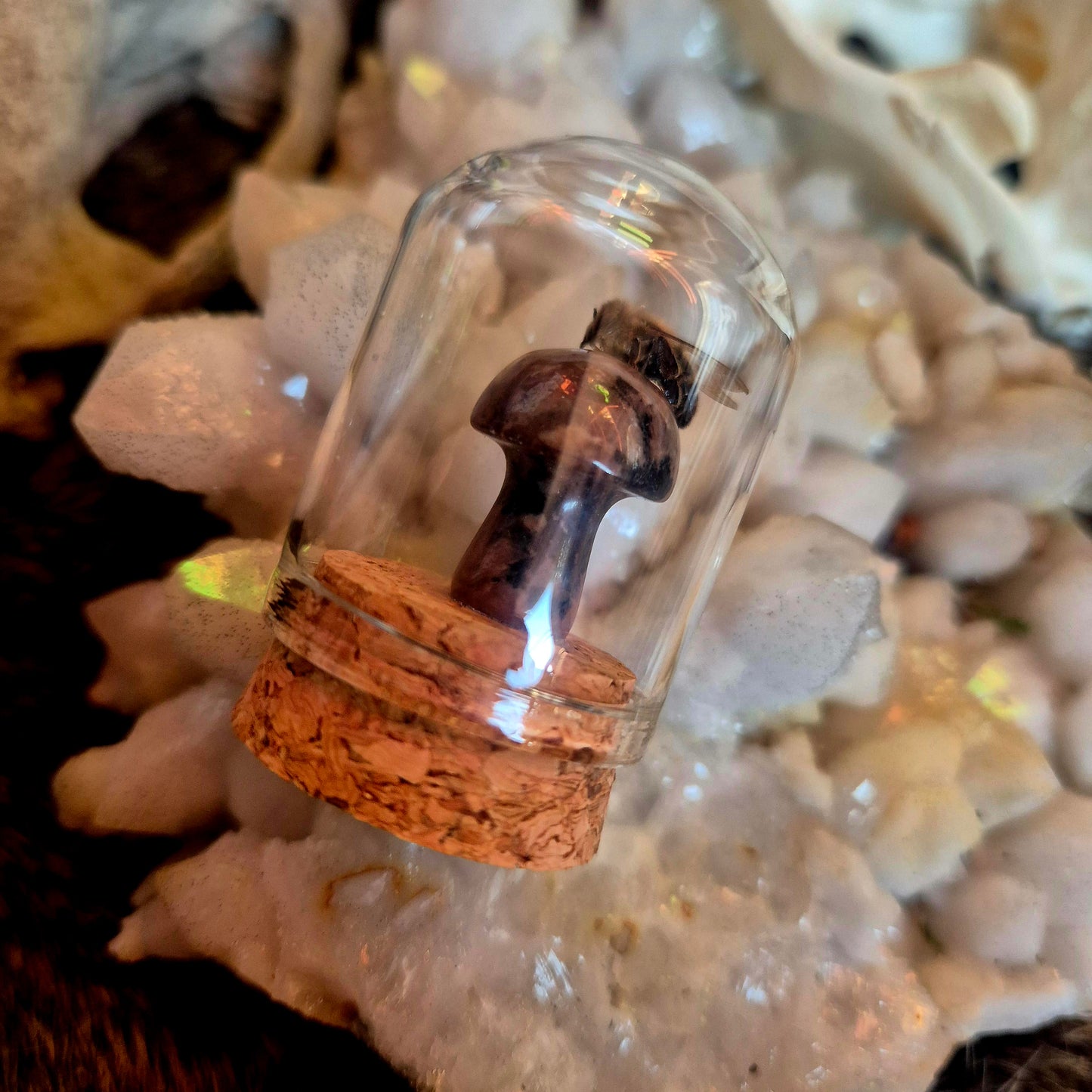 Agate Mushroom Bee Dome
