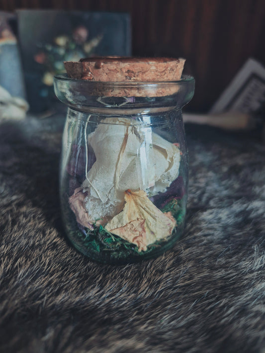 Partial Crow Skull Jar