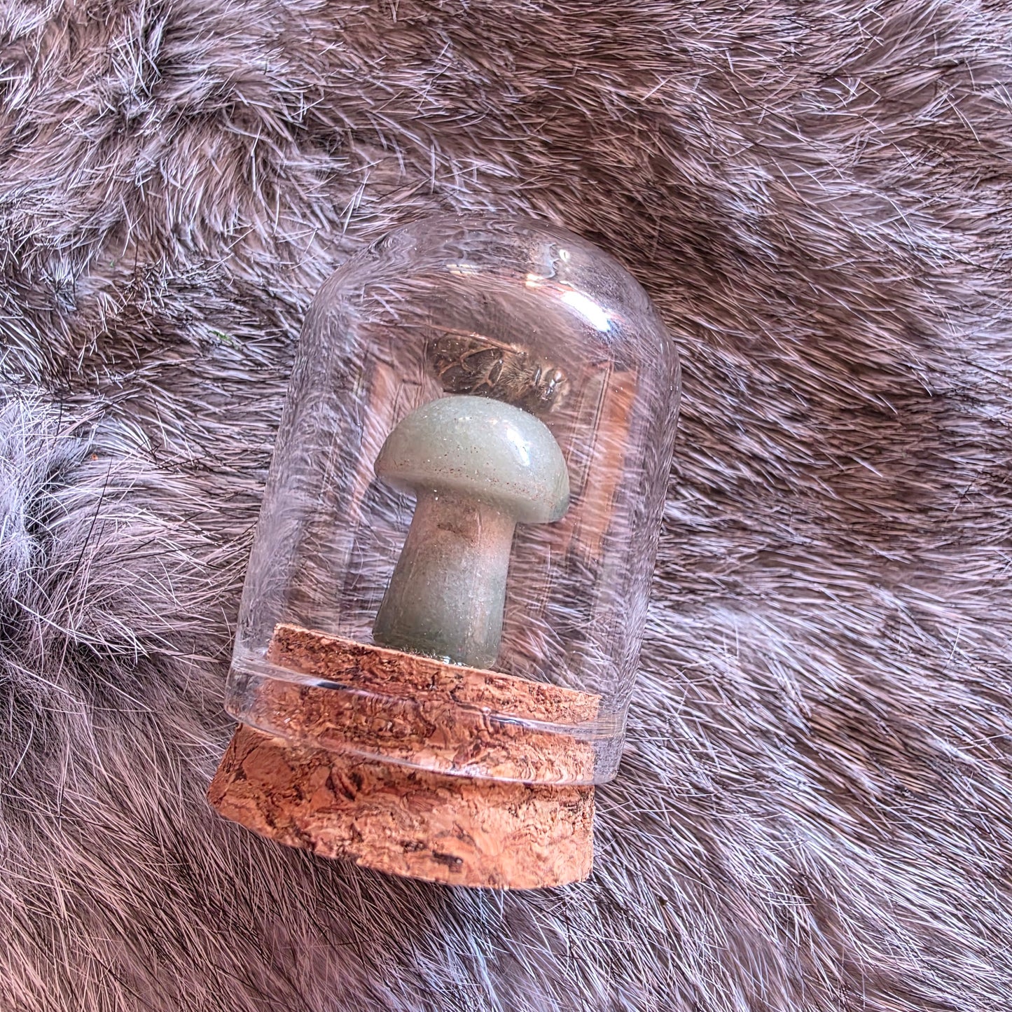 Crystal Mushroom Bee Dome