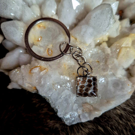 Snake Skin Keyring