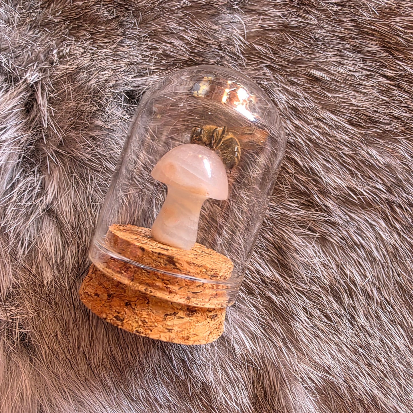 Crystal Mushroom Bee Dome