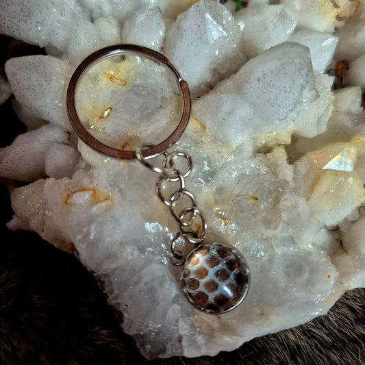 Snake Skin Keyring