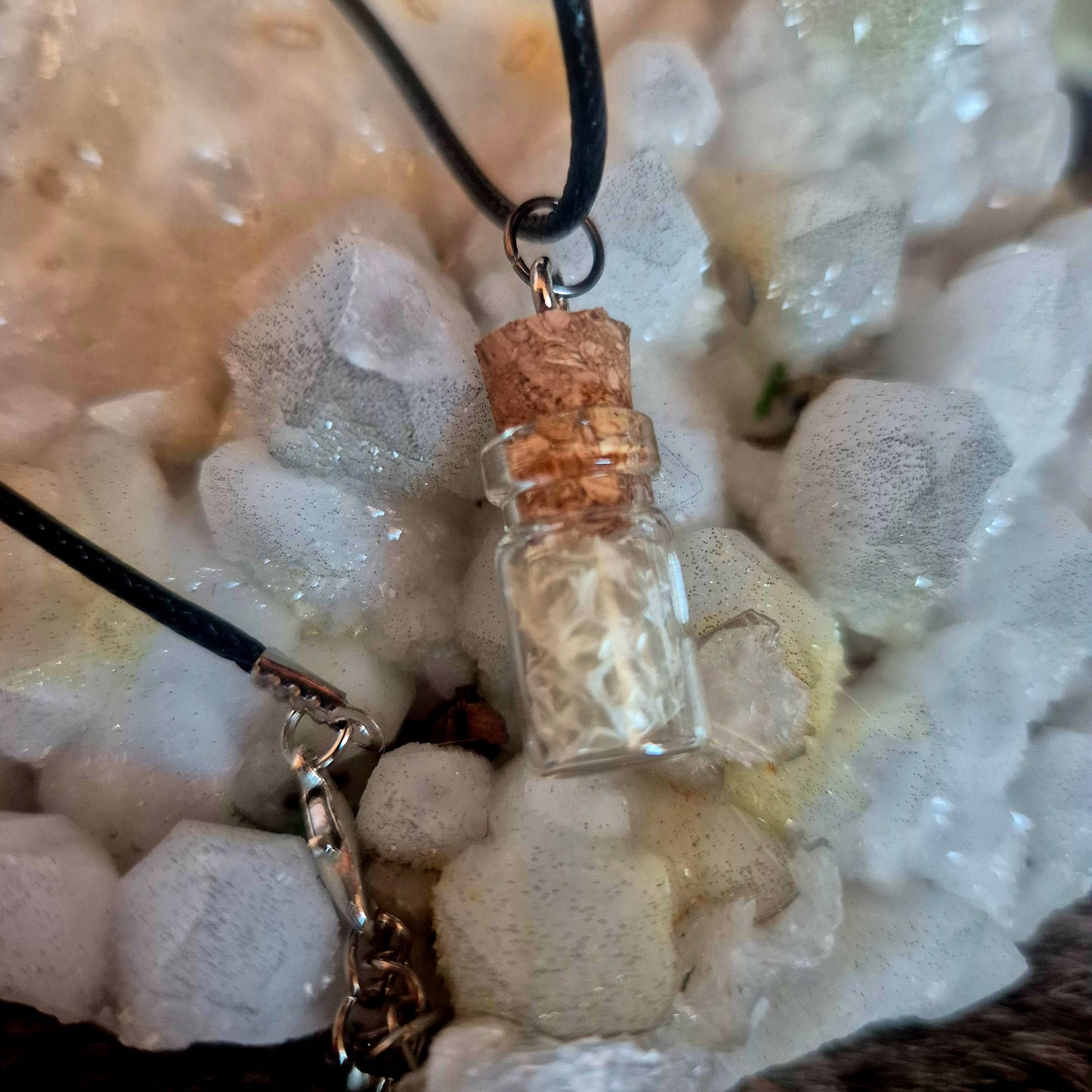 Snake Skin Bottle Pendant