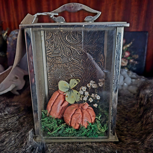Pumpkin And Butterfly Clock