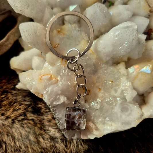 Snake Skin Keyring