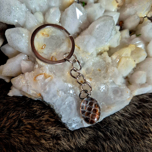 Snake Skin Keyring