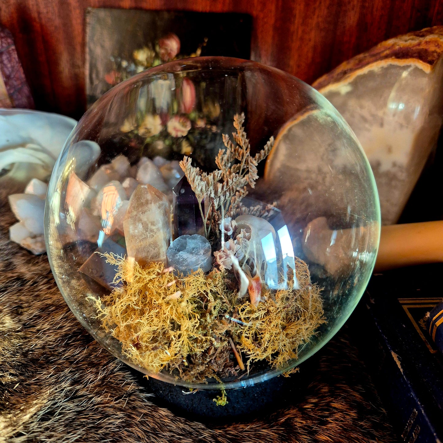 Partridge Skull Bubble Dome